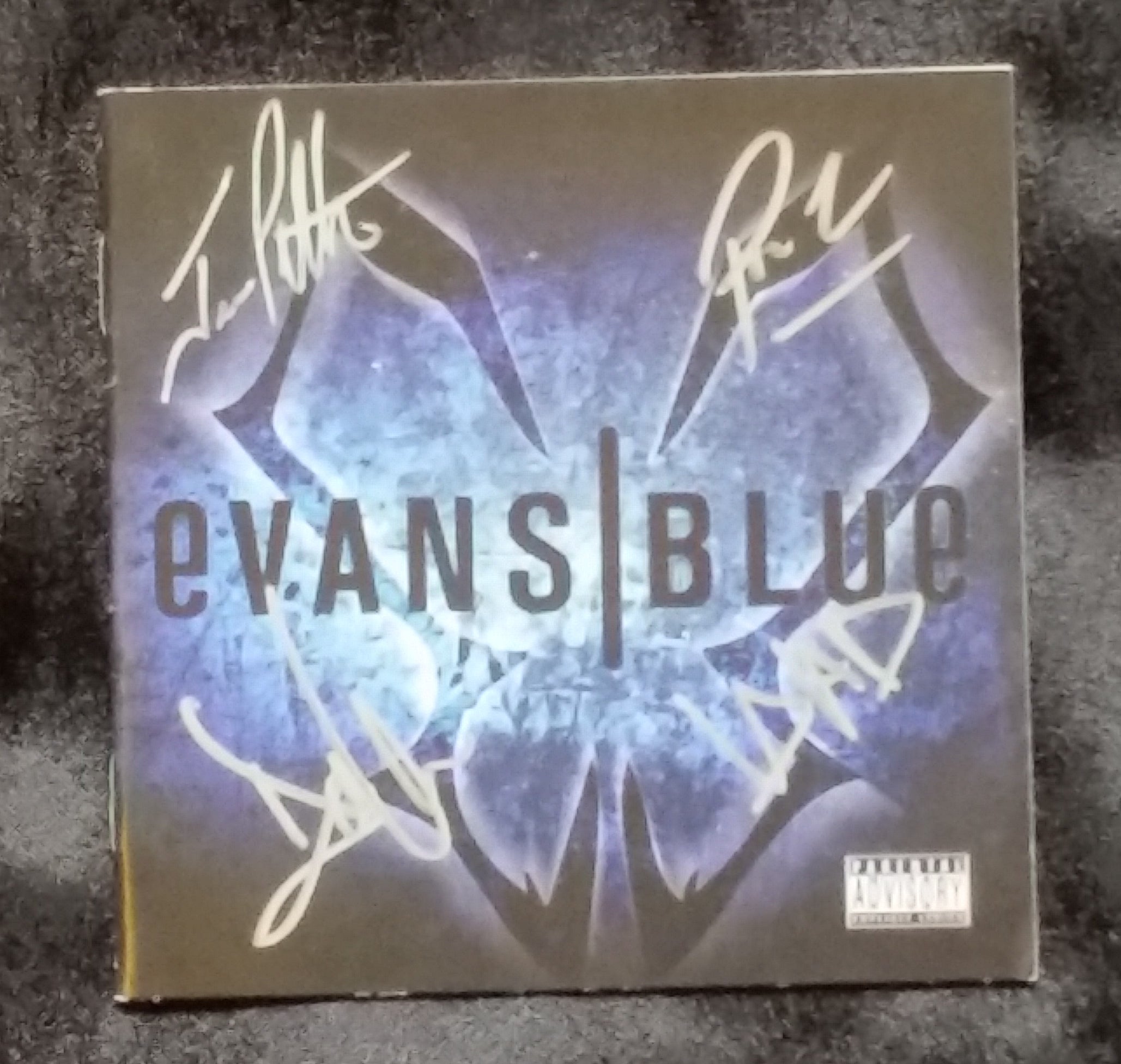 SIGNED Evans Blue CD Evans Blue